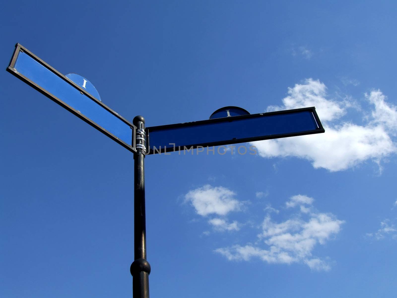 Blank signpost - just add your text