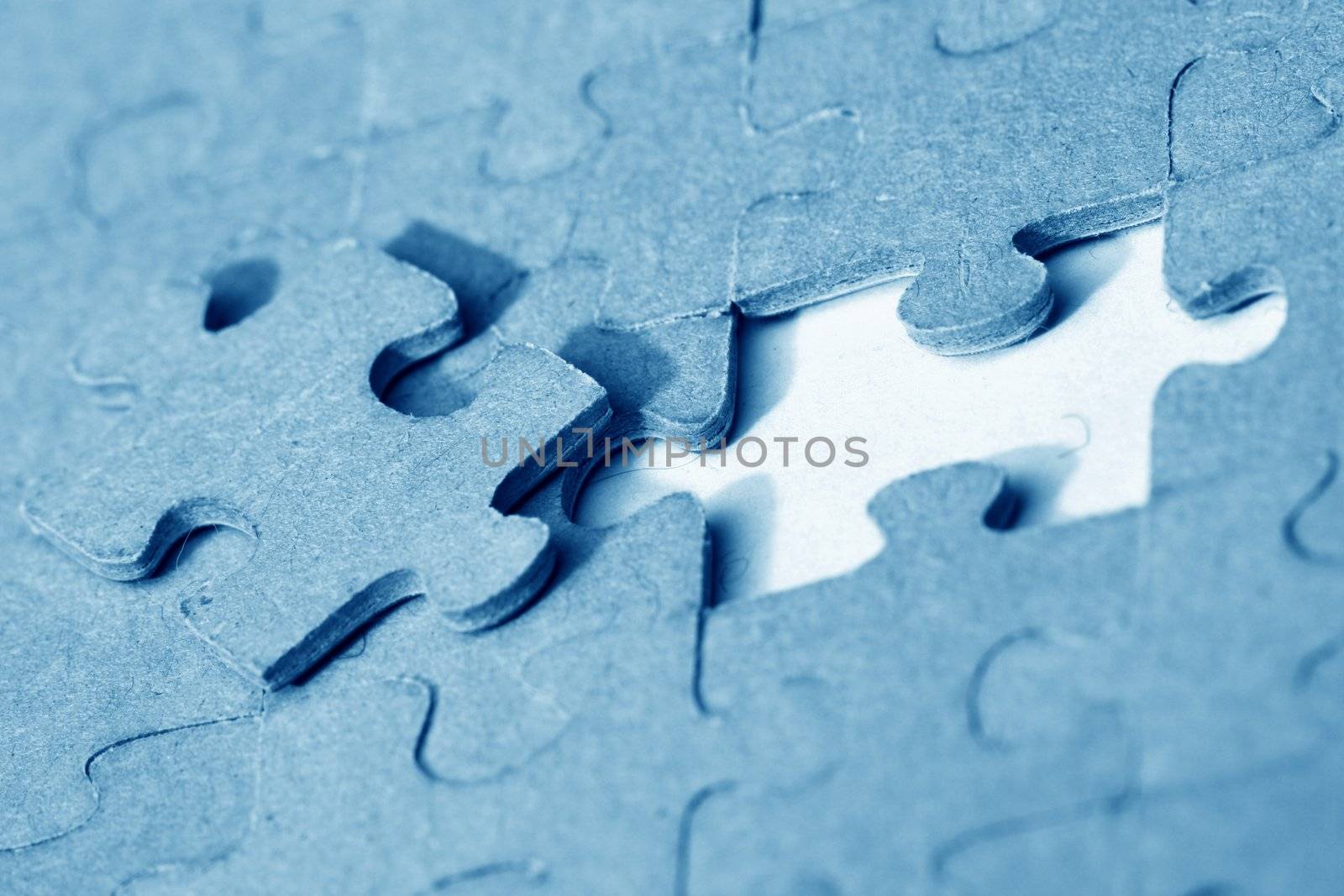 puzzle combined objects macro close up 