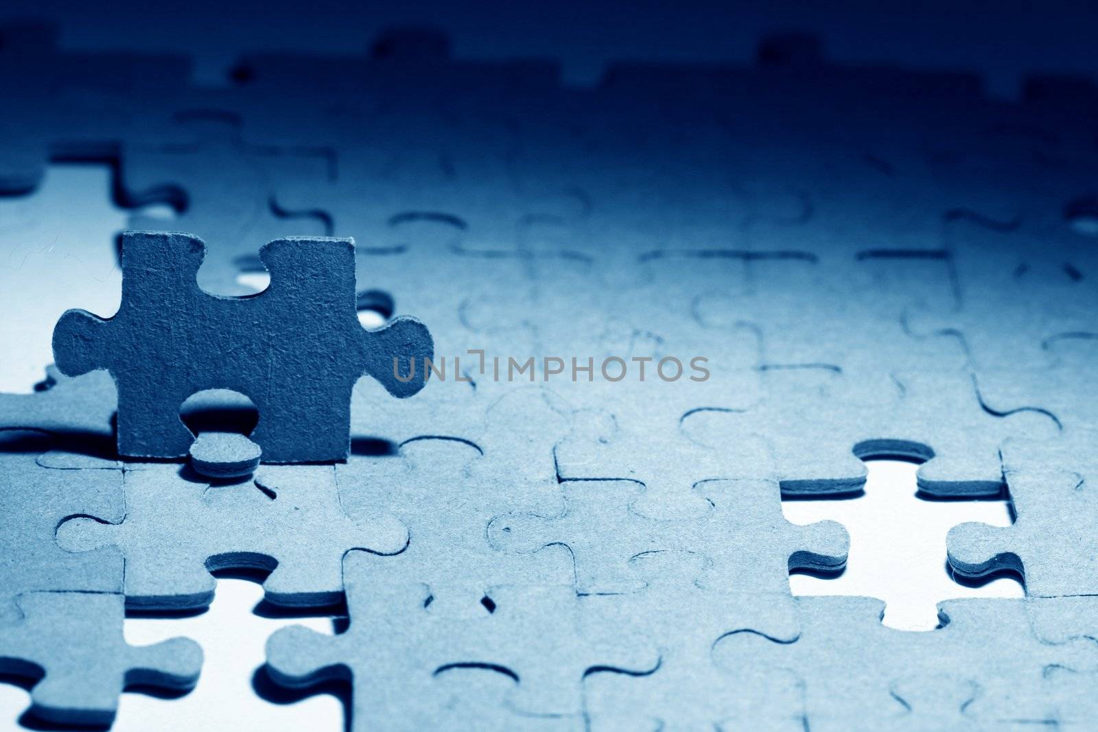 puzzle combined objects macro close up 