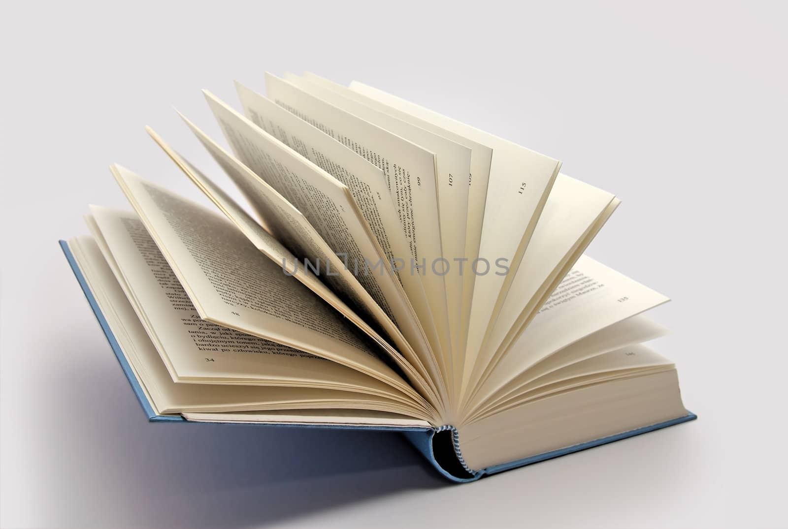 book on the white background