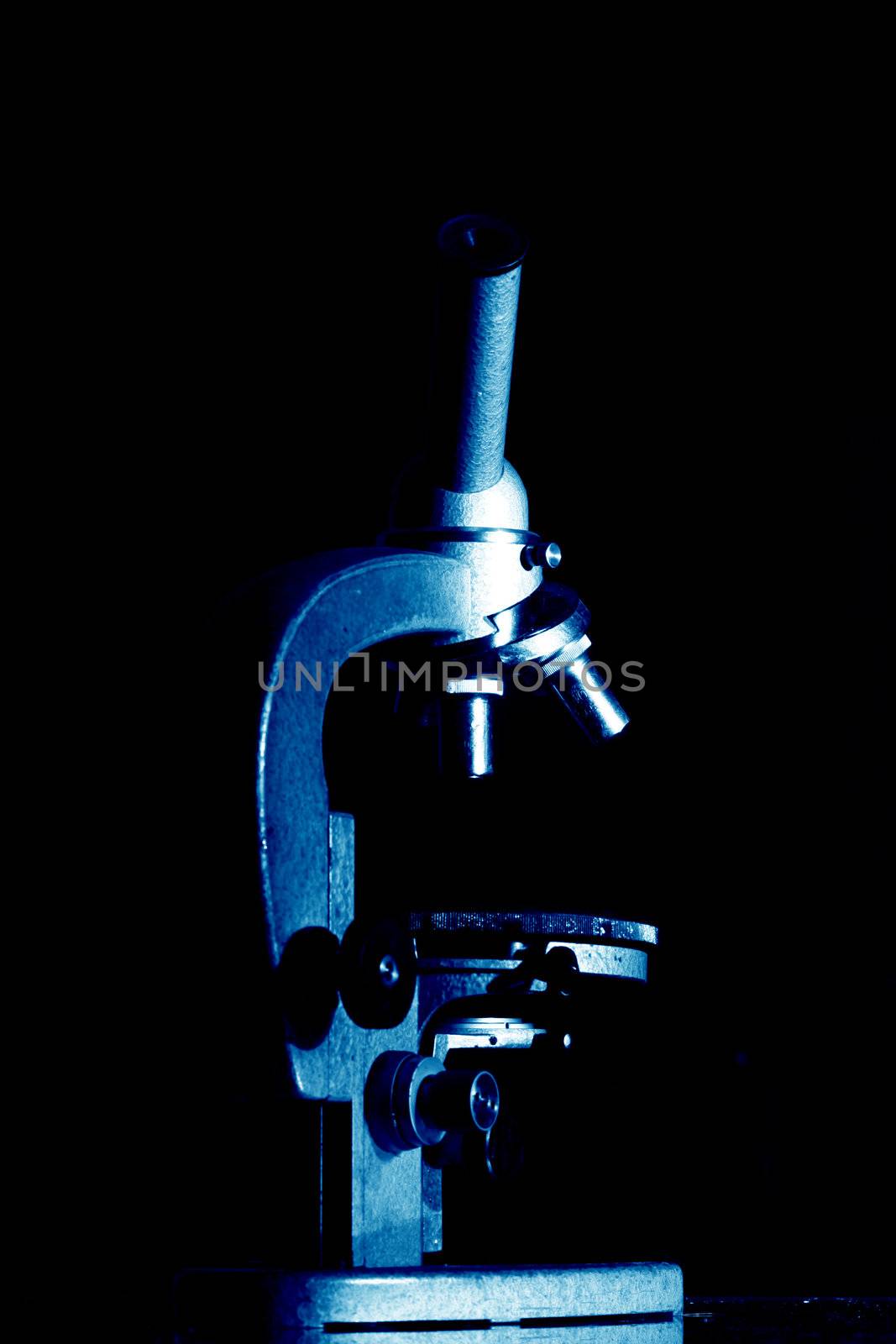 microscope close up science background