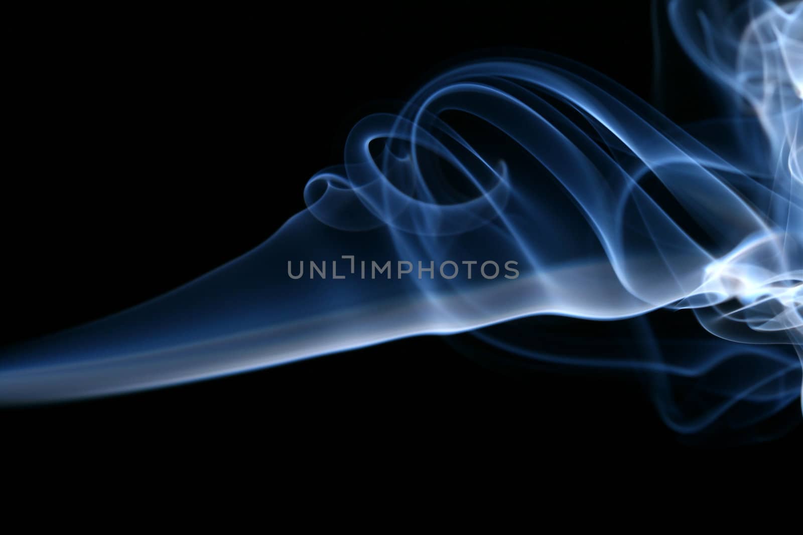 blue smoke abstract background close up