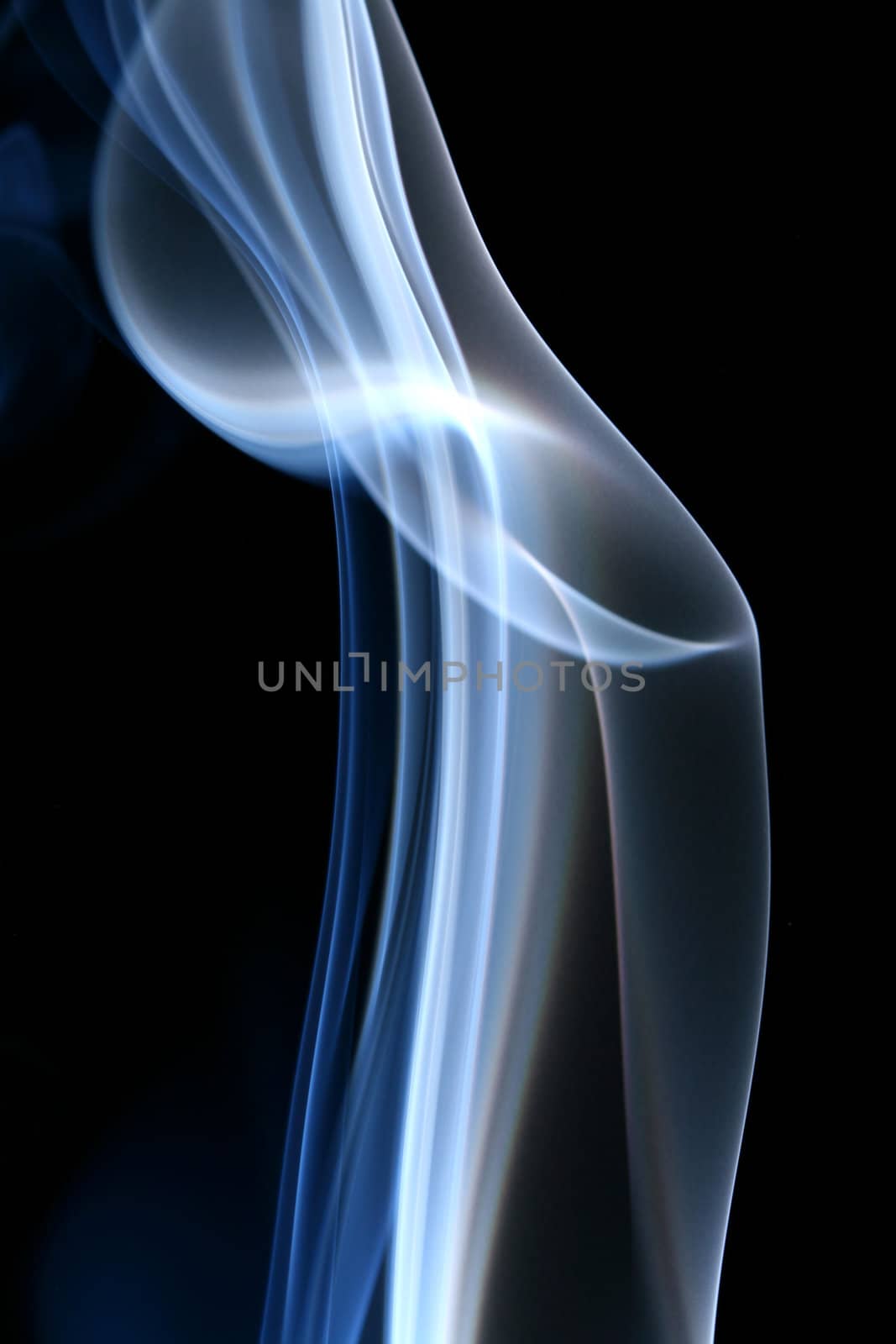 blue smoke abstract background close up