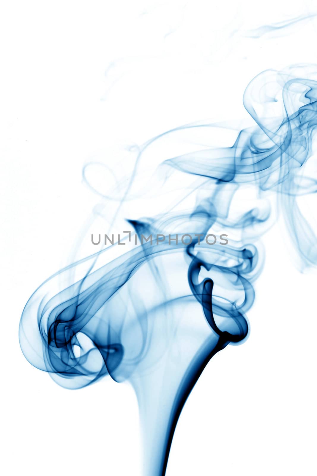 blue smoke abstract background close up