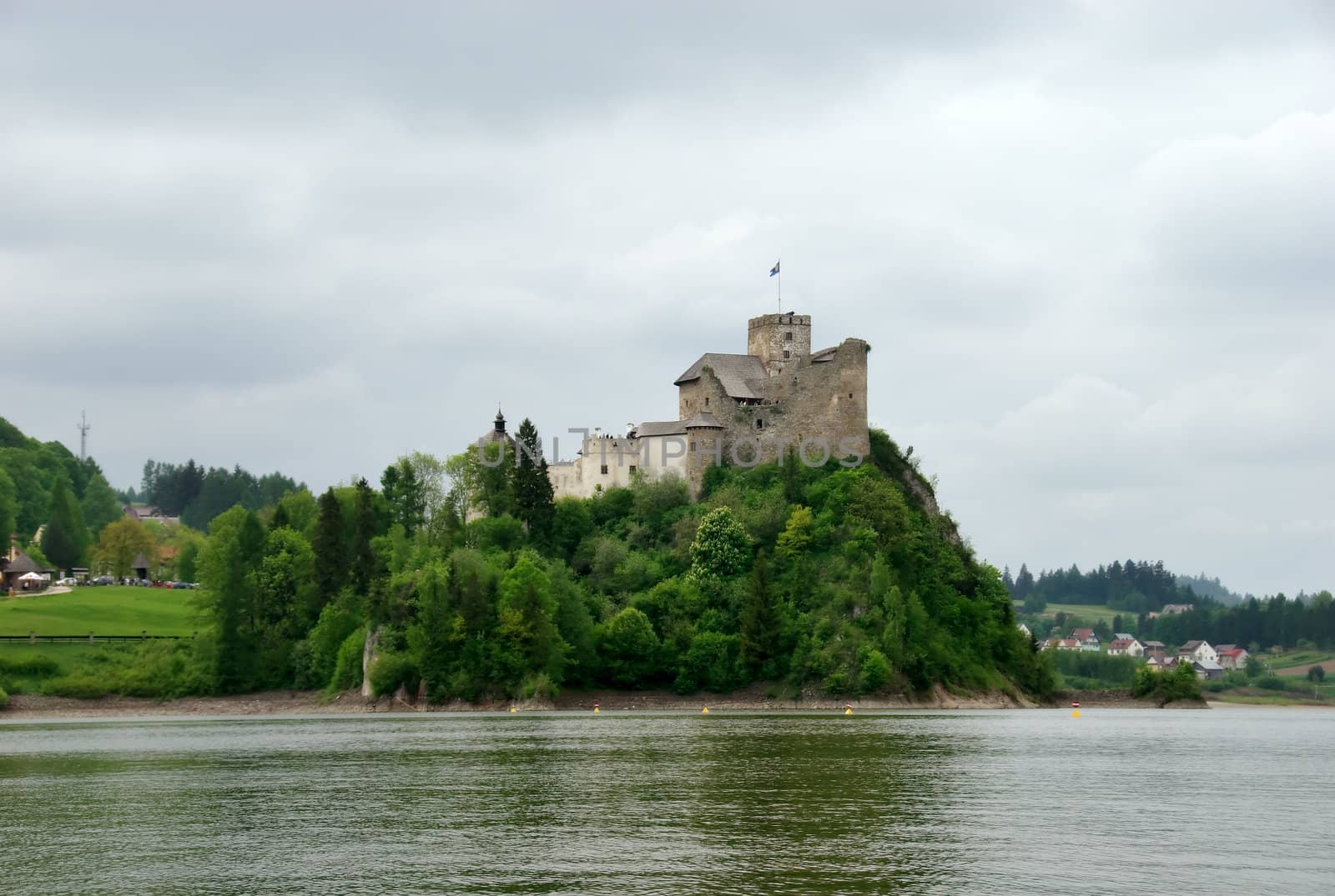 Castle in Niedzica, one of the most popular touristic destinations in Poland