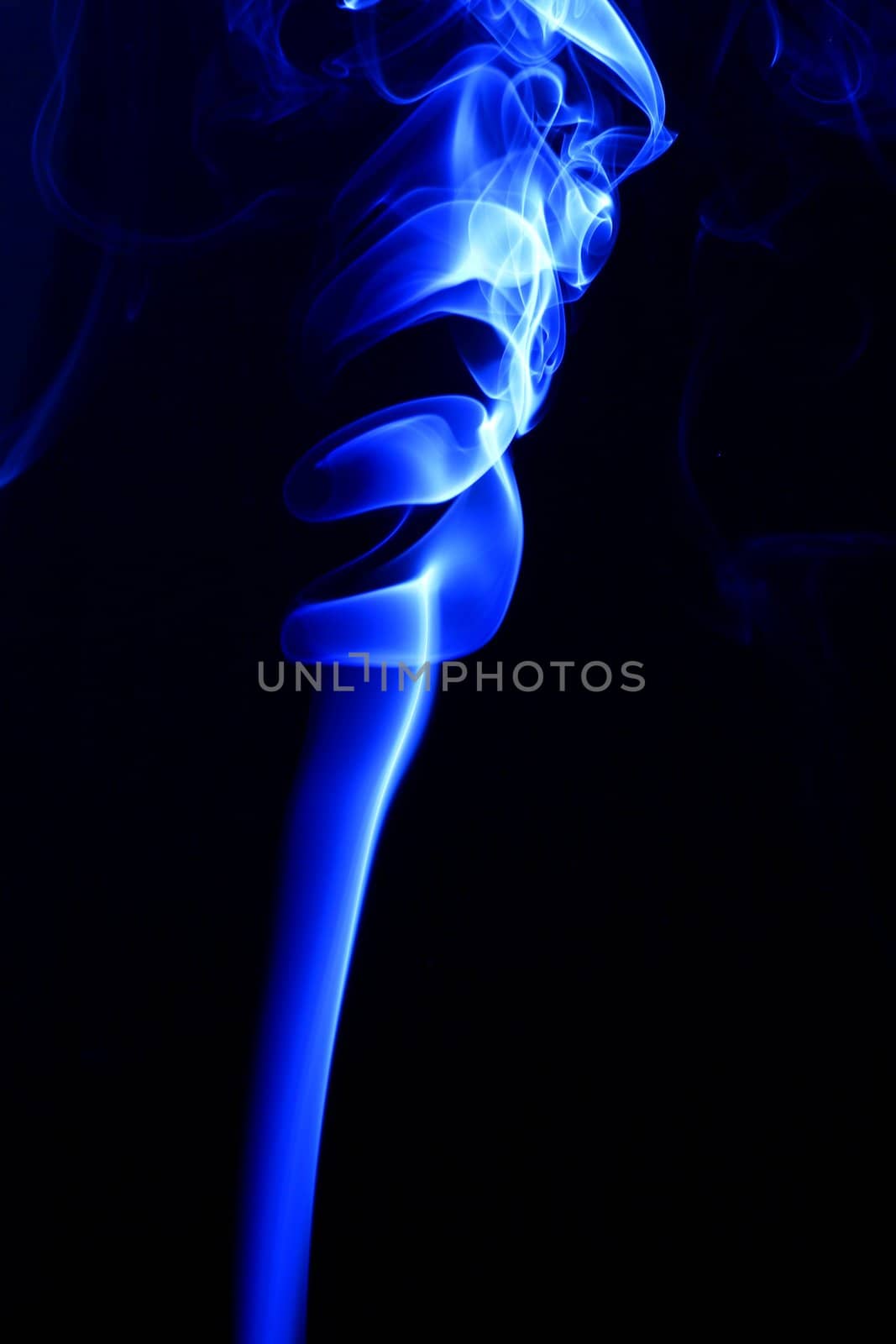 blue smoke abstract background close up