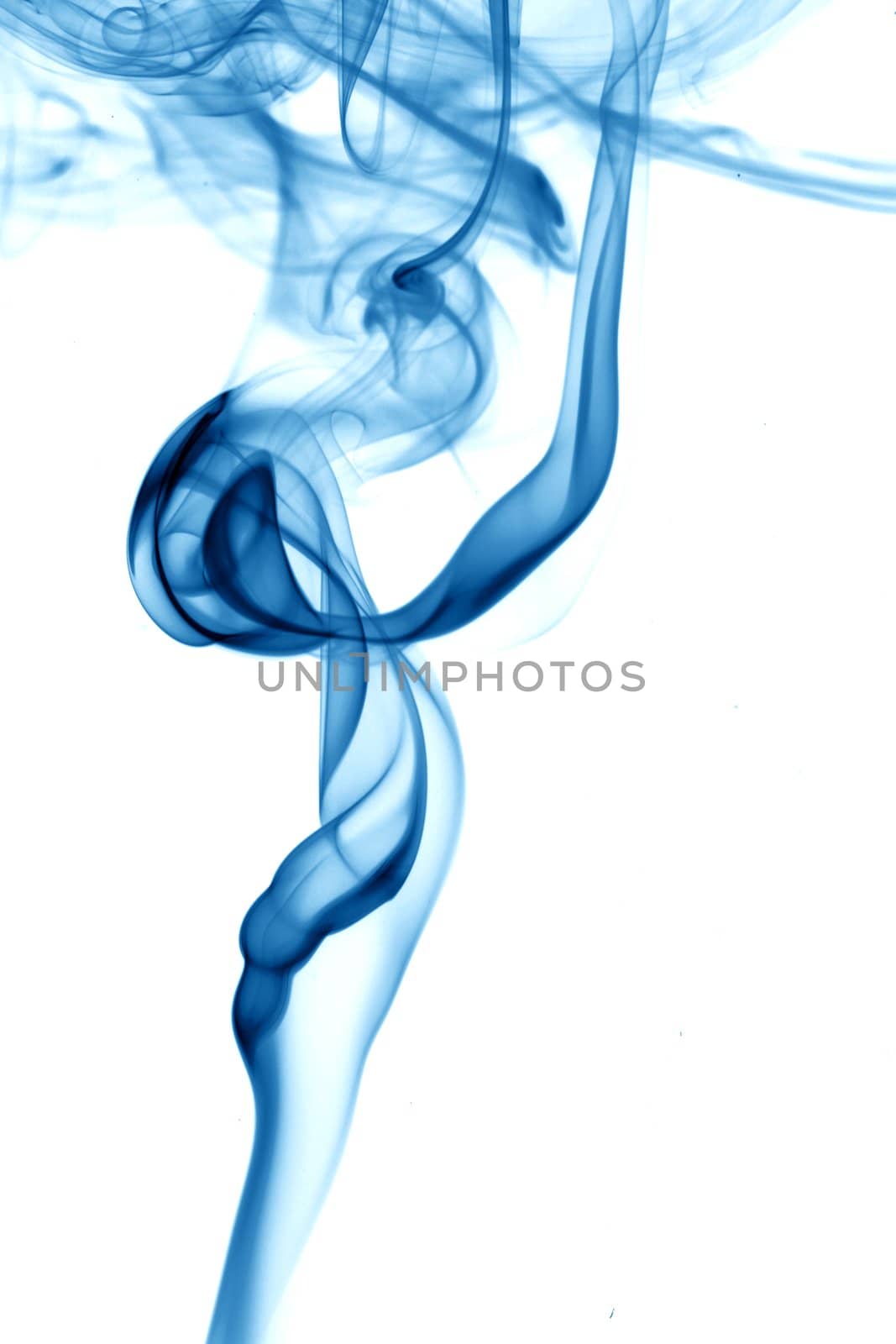 blue smoke abstract background close up