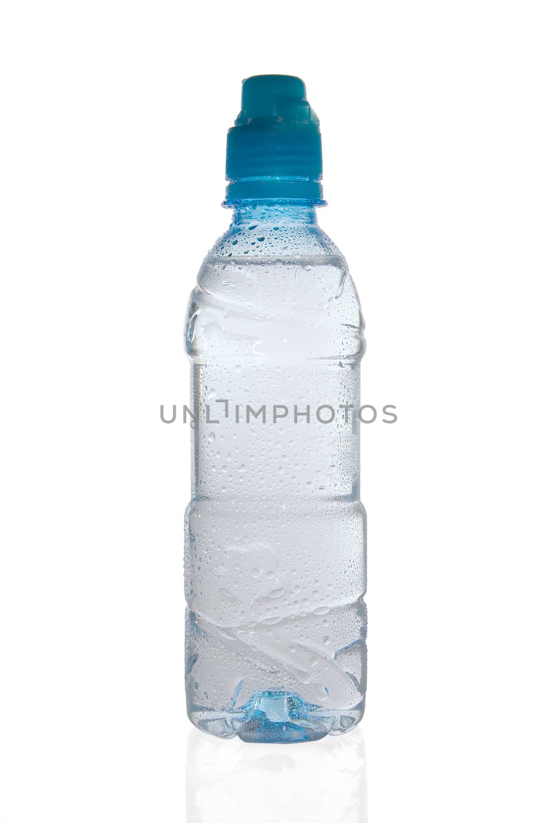 Plastic bottle of clean water 