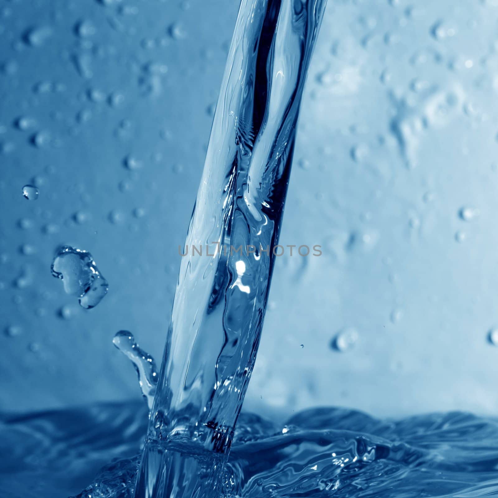 water wet splash macro close up