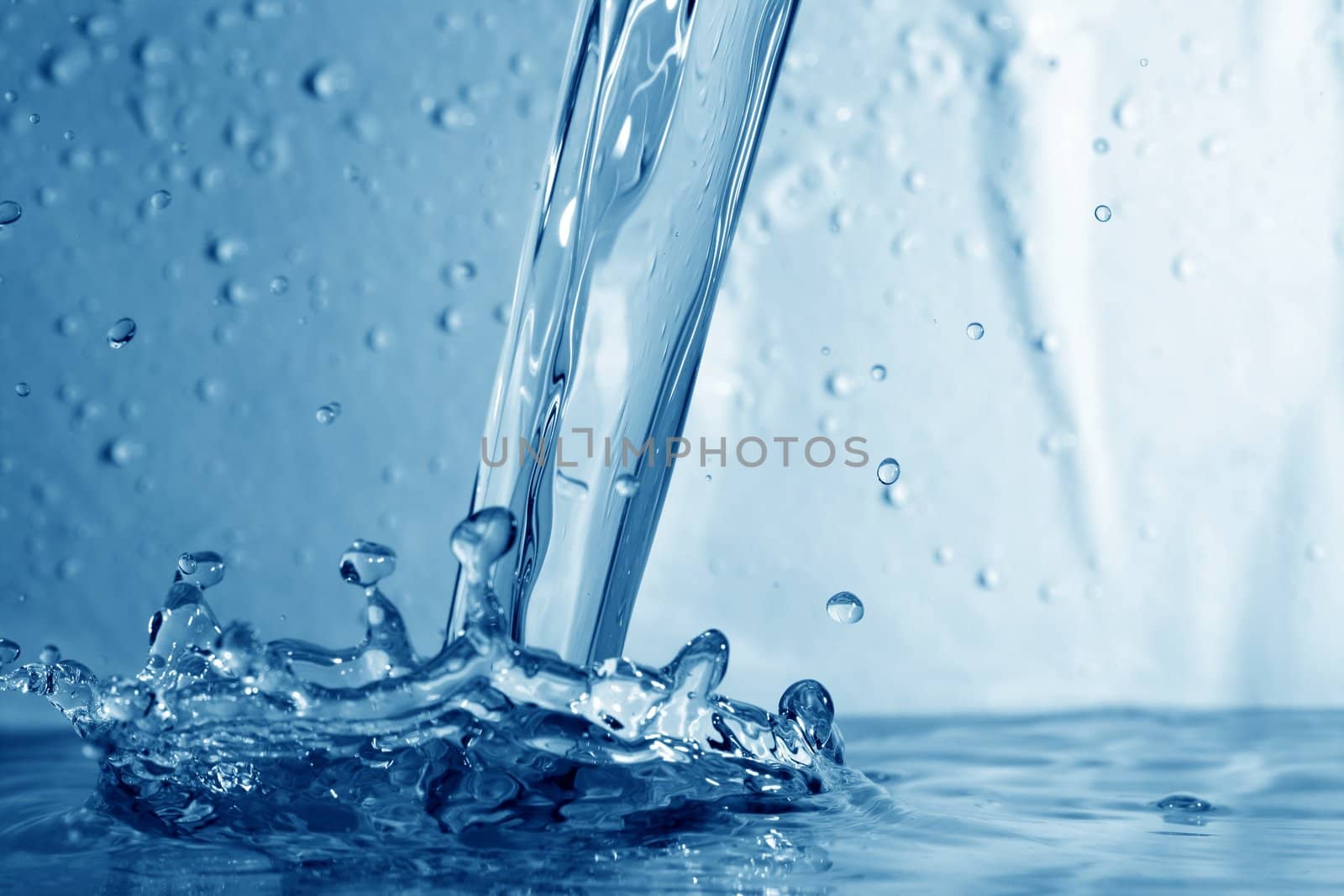 water wet splash macro close up