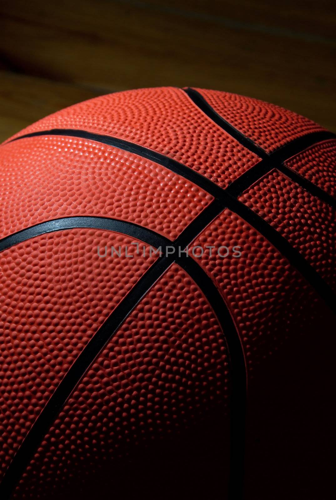 The ball to the basketball
