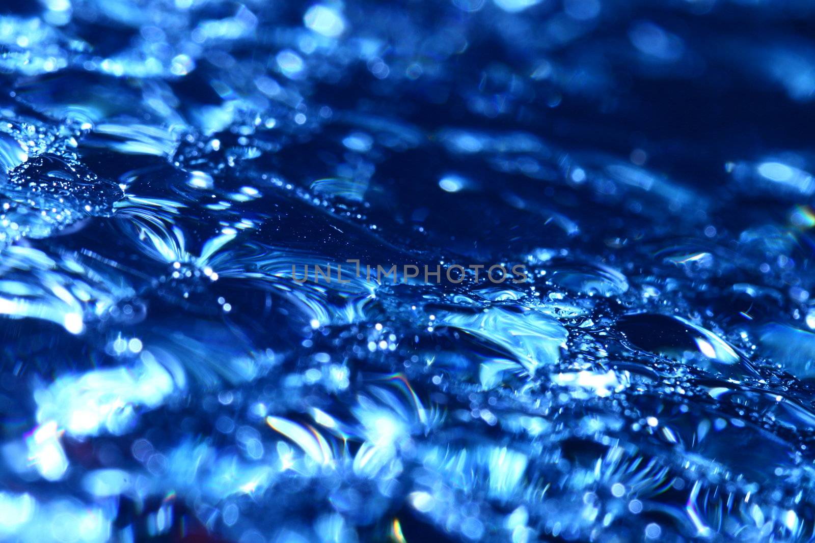 water drops in motion macro close up