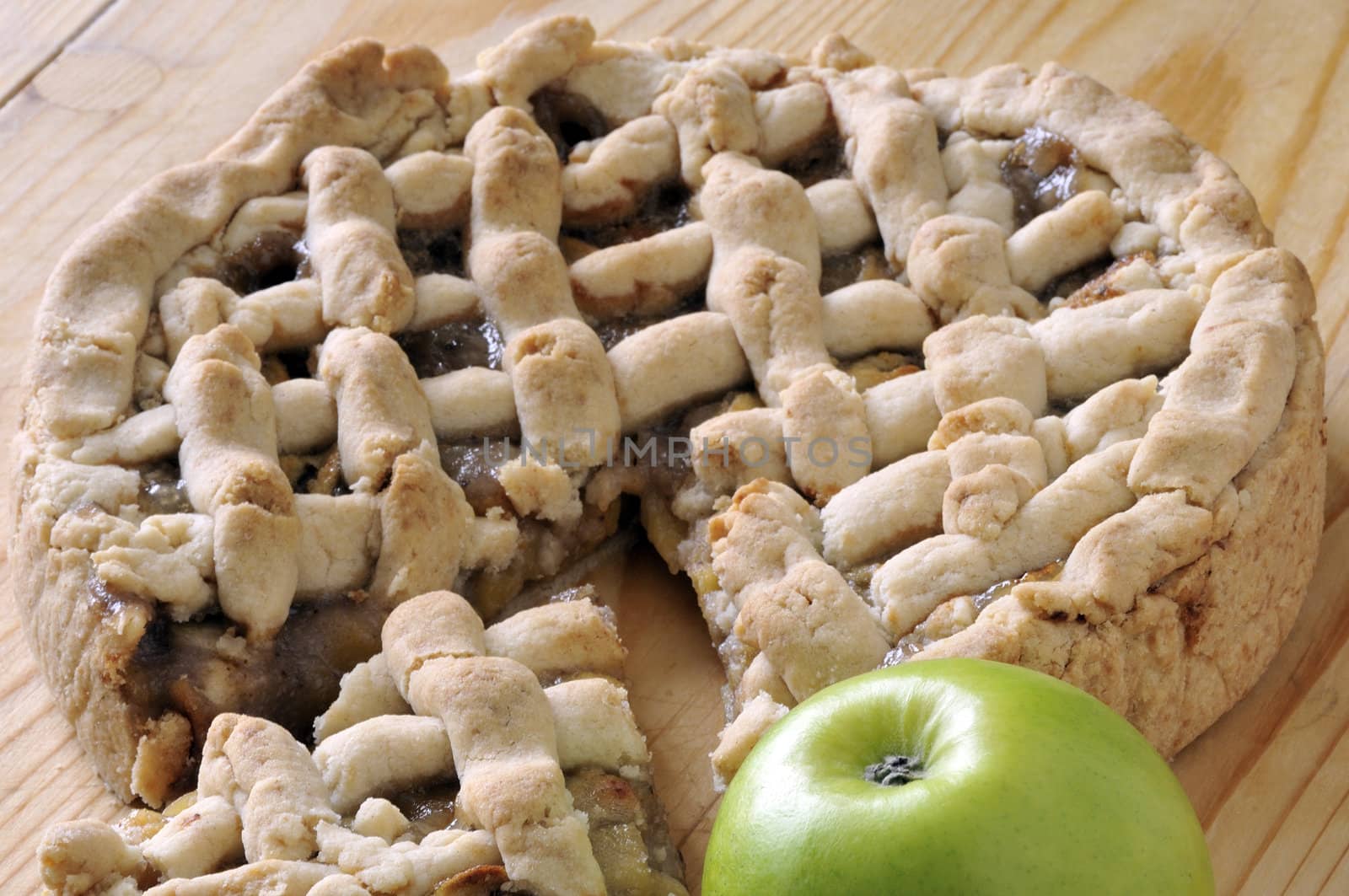 Home made apple pie  