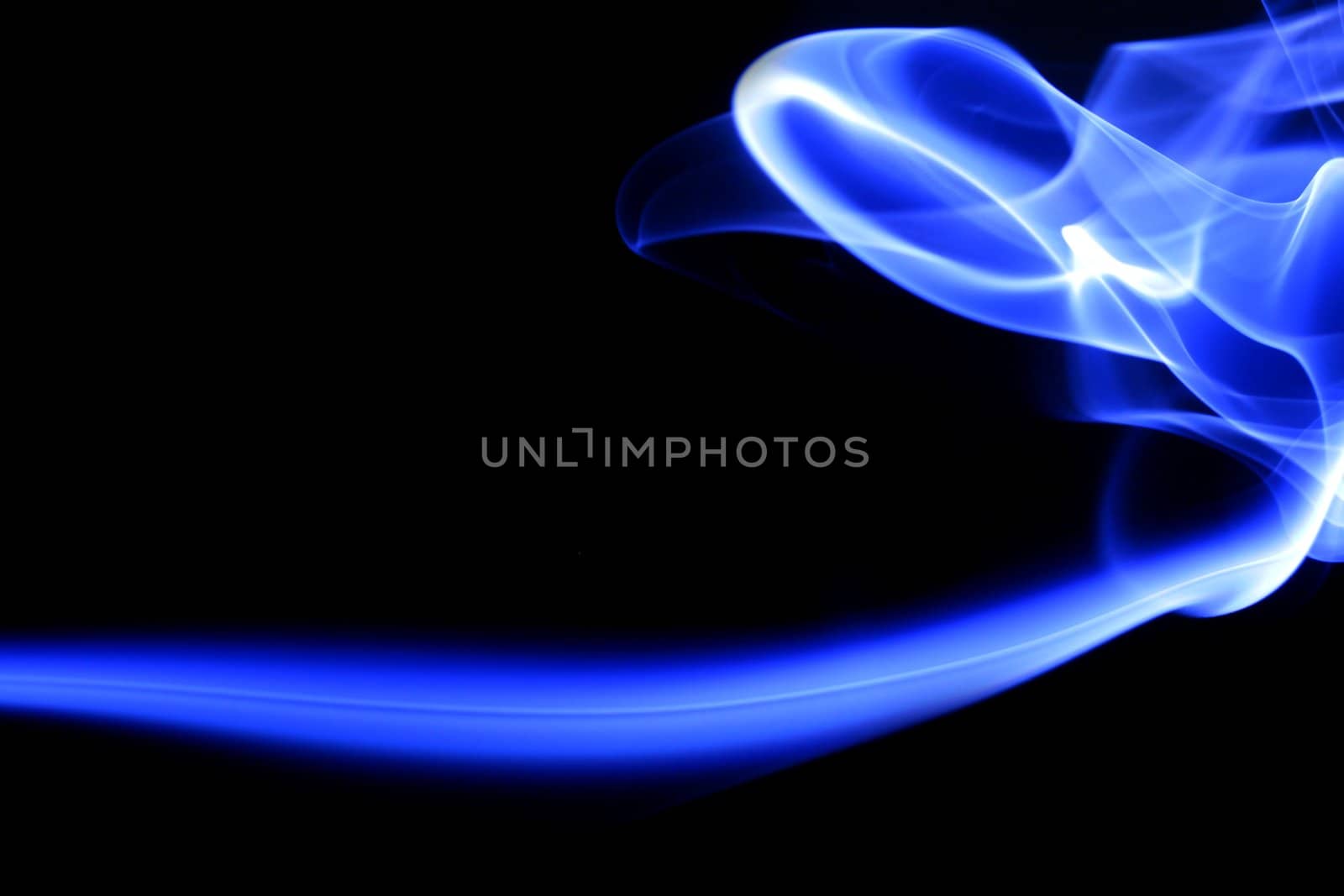 blue smoke abstract background close up