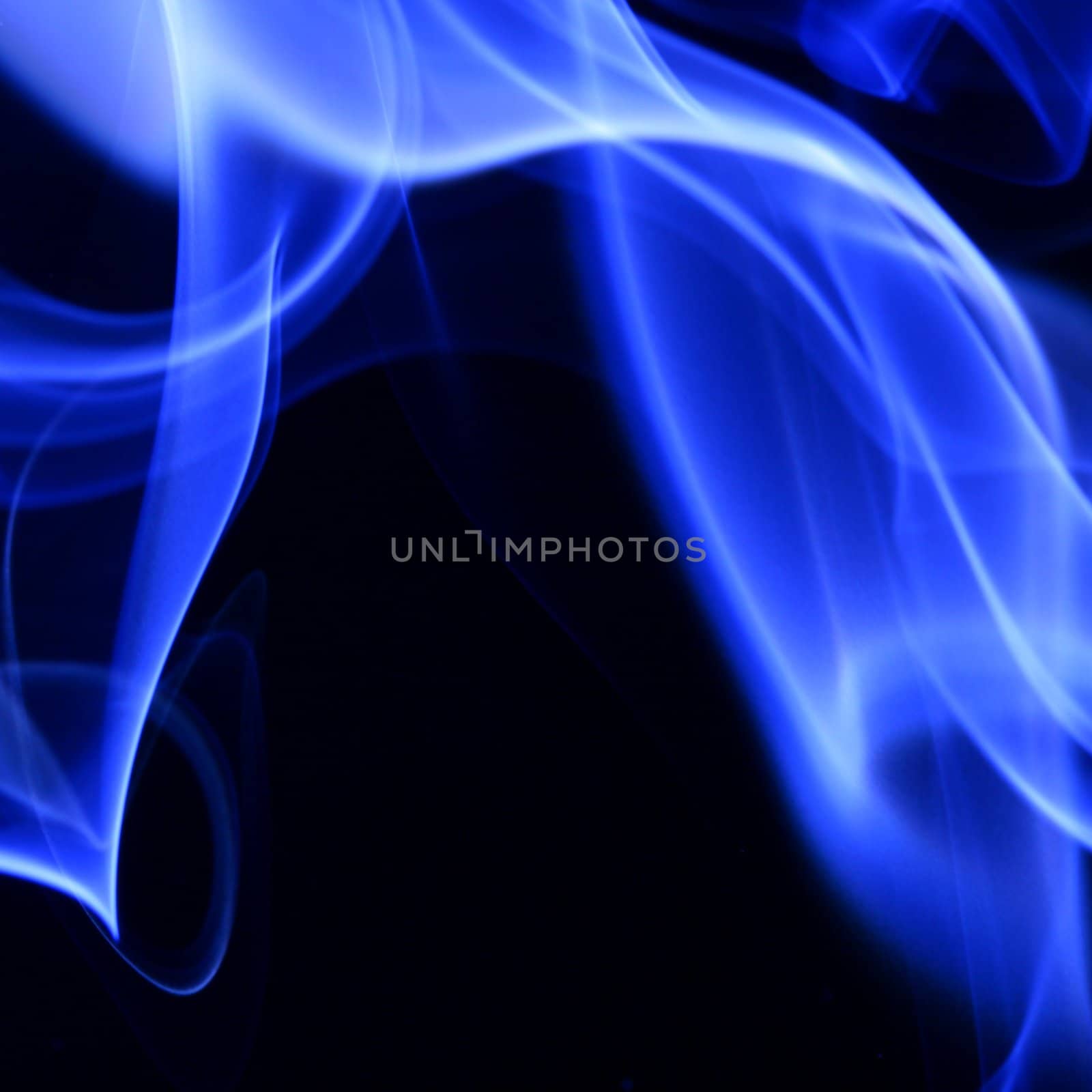 blue smoke abstract background close up