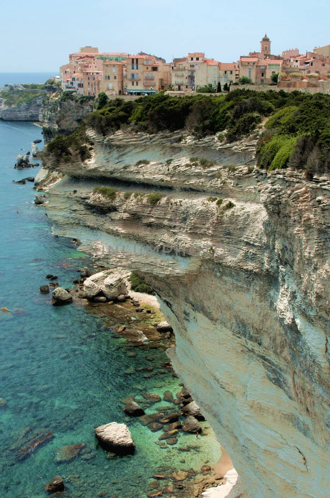 The city of Bonifacio, Corsica, France


