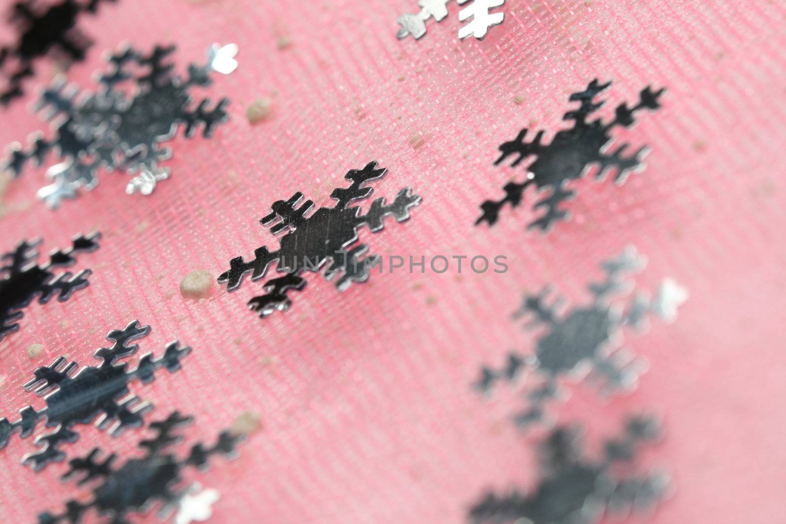 snowflakes macro close up christmas background