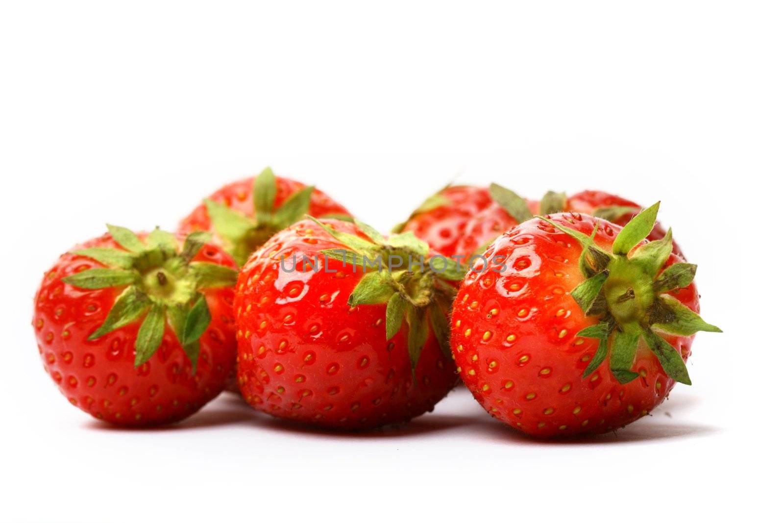 strawberry isolated on white background