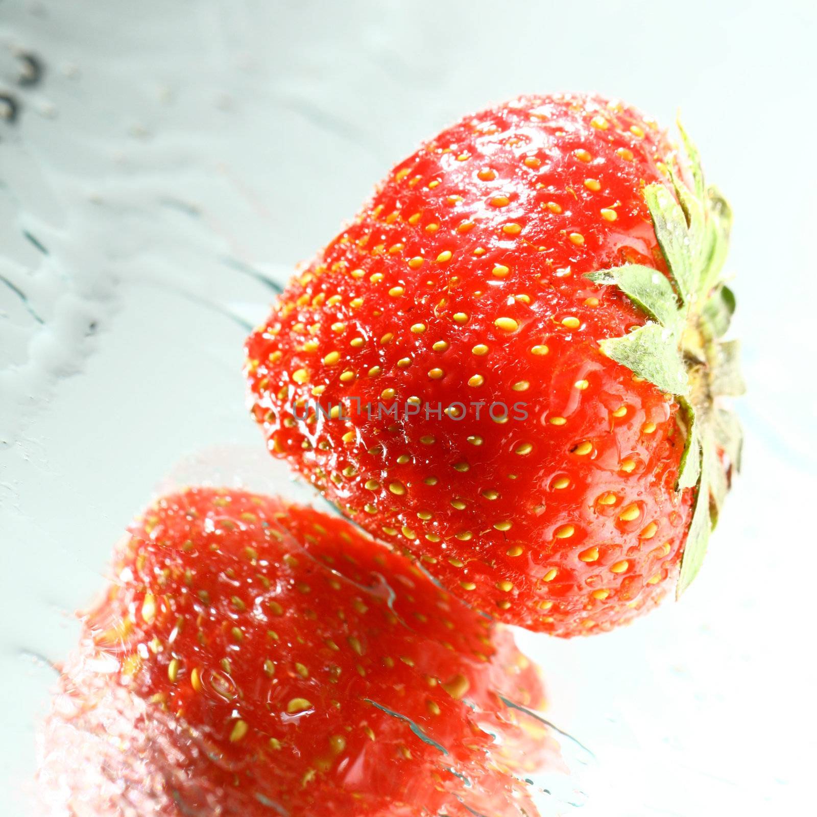 strawberry isolated on white background