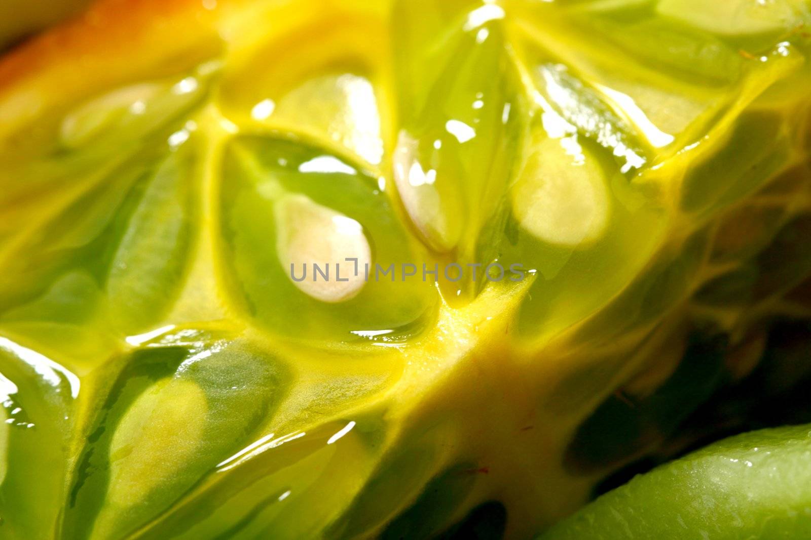 tropical fruit mix macro background