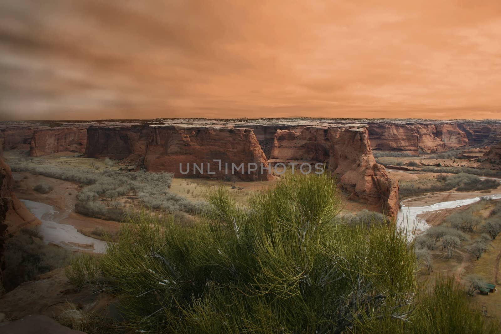 Sunset over Canyon de Chelly