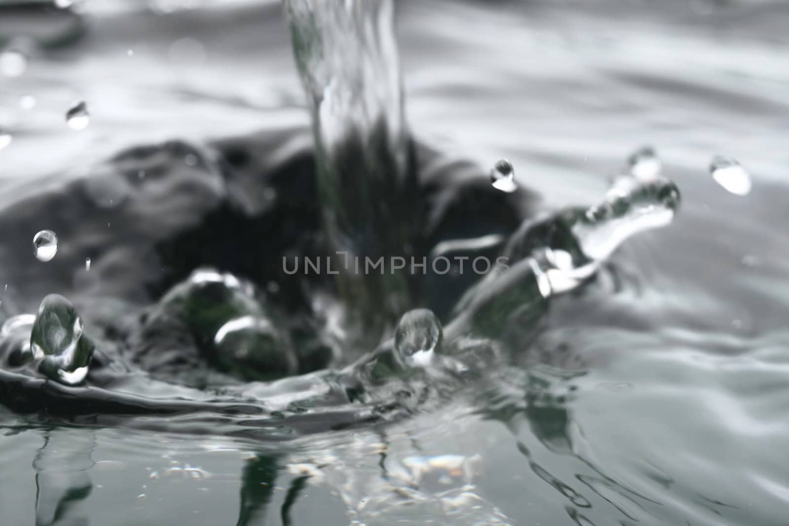 water wet speed splash macro close up