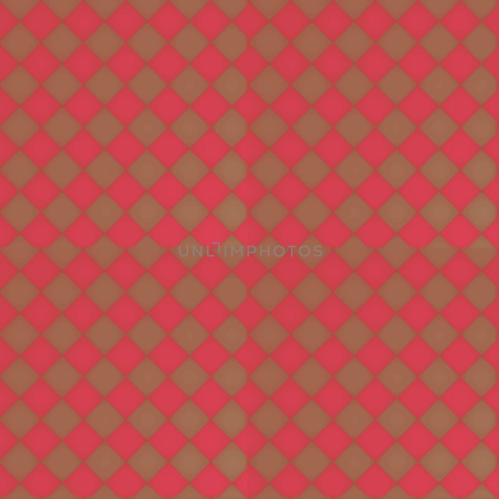 seamless tiling background with red squares on brown