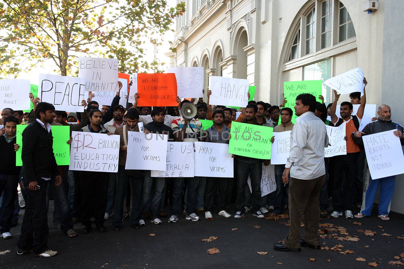 Rally against racism  towards Indian students in melboure (Australia) Date taken: 31st May 2009