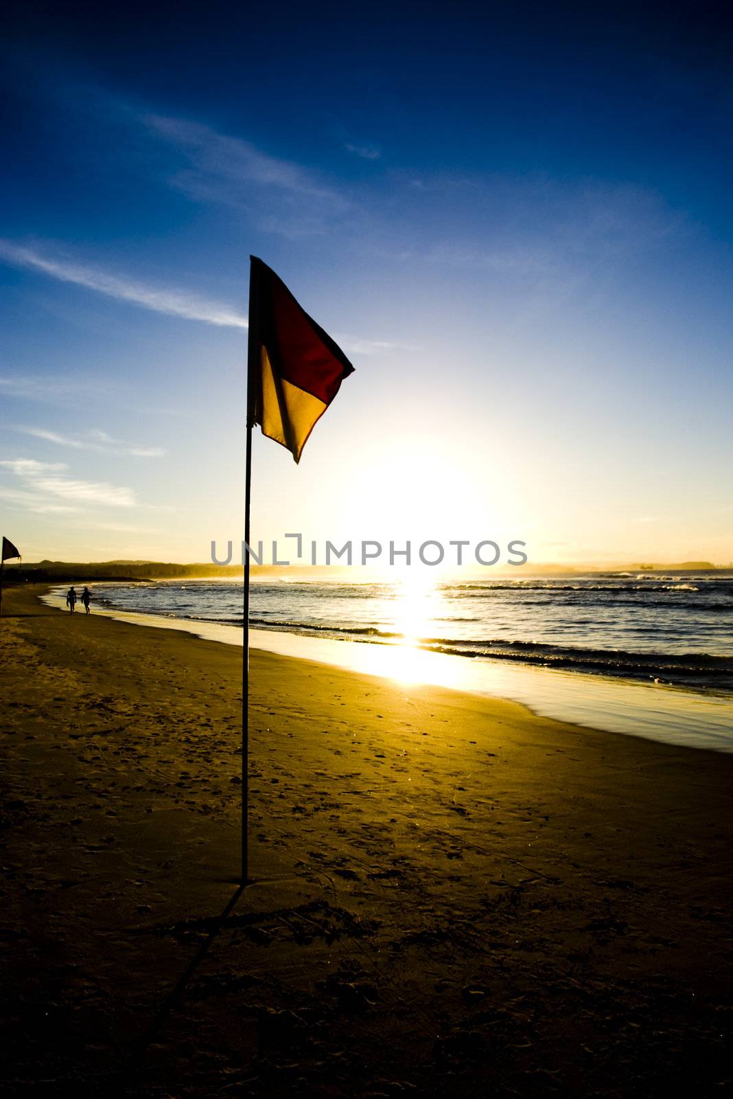 beach flag in the afternoon by angietakespics