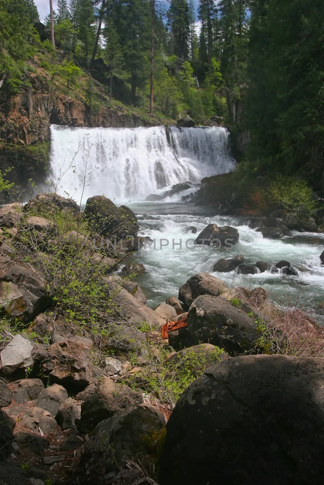 Brandy Creek Falls is a pretty little 24 ft. drop along Brandy Creek in the Whiskeytown National Recreation Area.