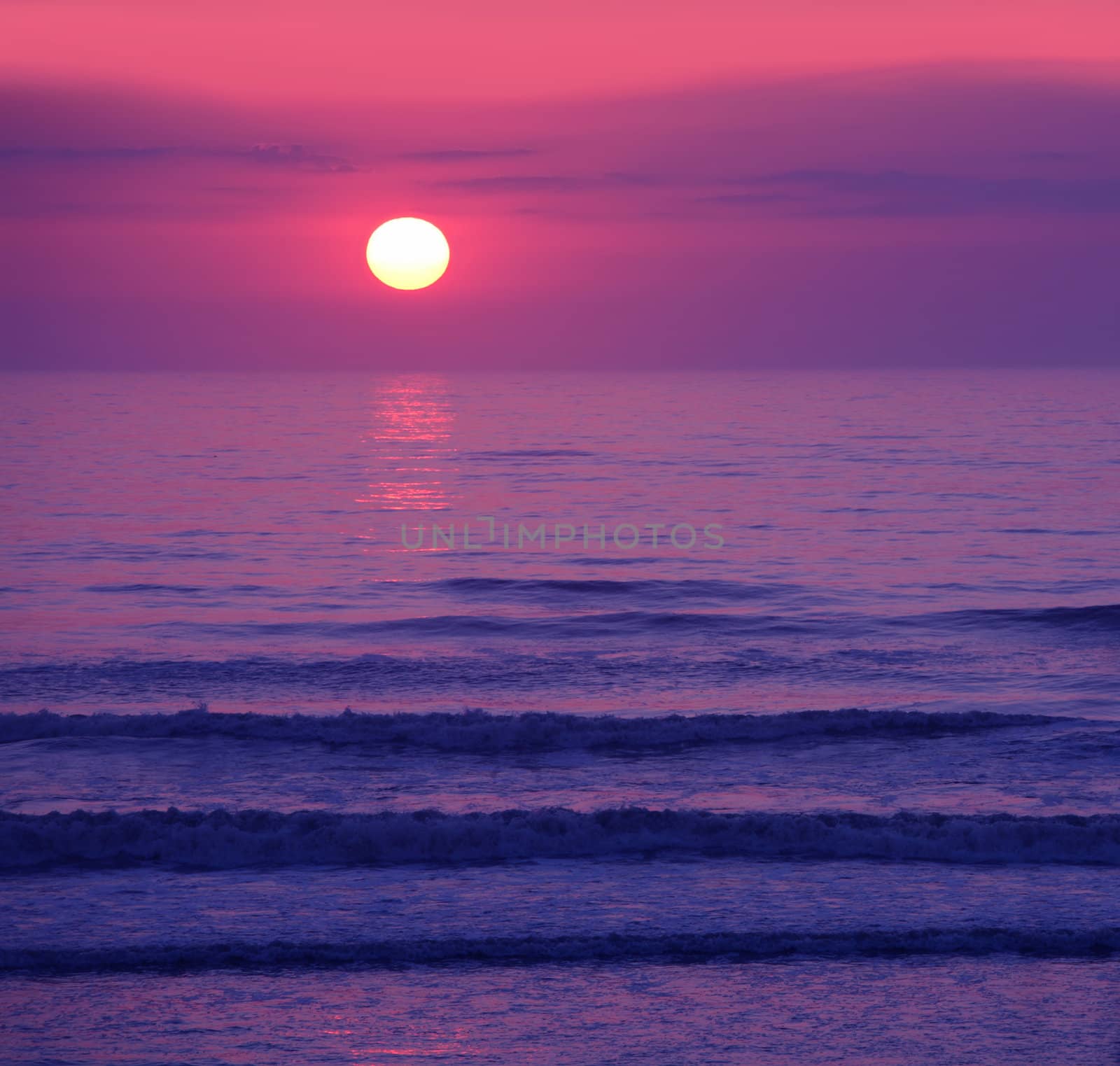 Beautiful pink sunset or sunrise by jarenwicklund