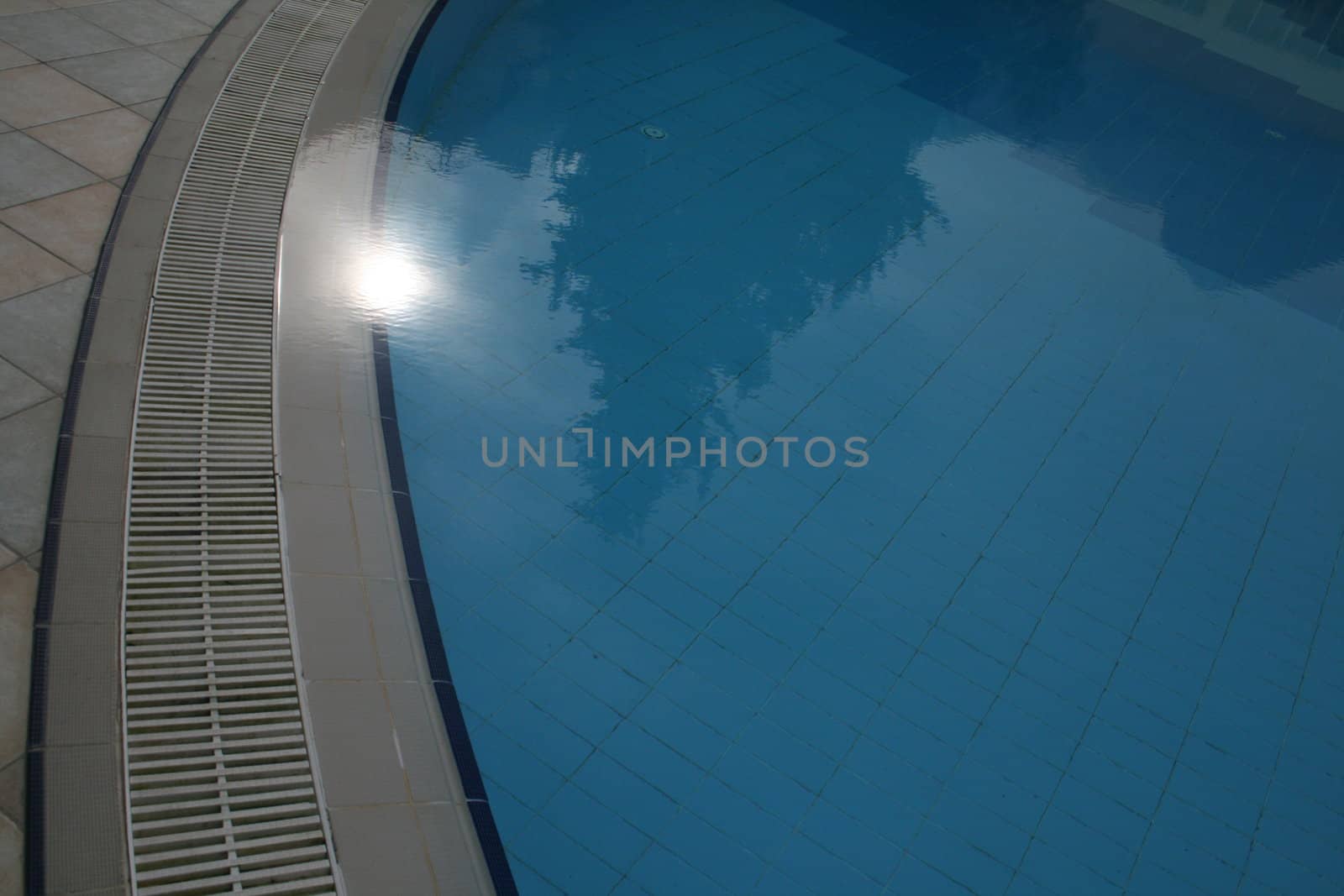 Photo of an empty pool view.
