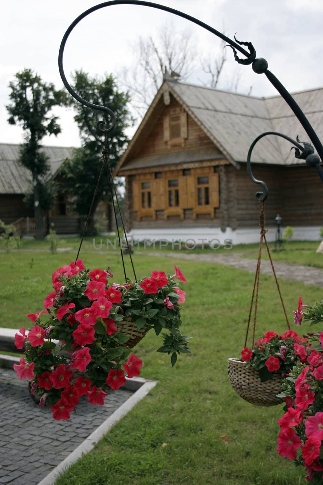 House of the peasant,traditional wooden architecture,north old fellow

