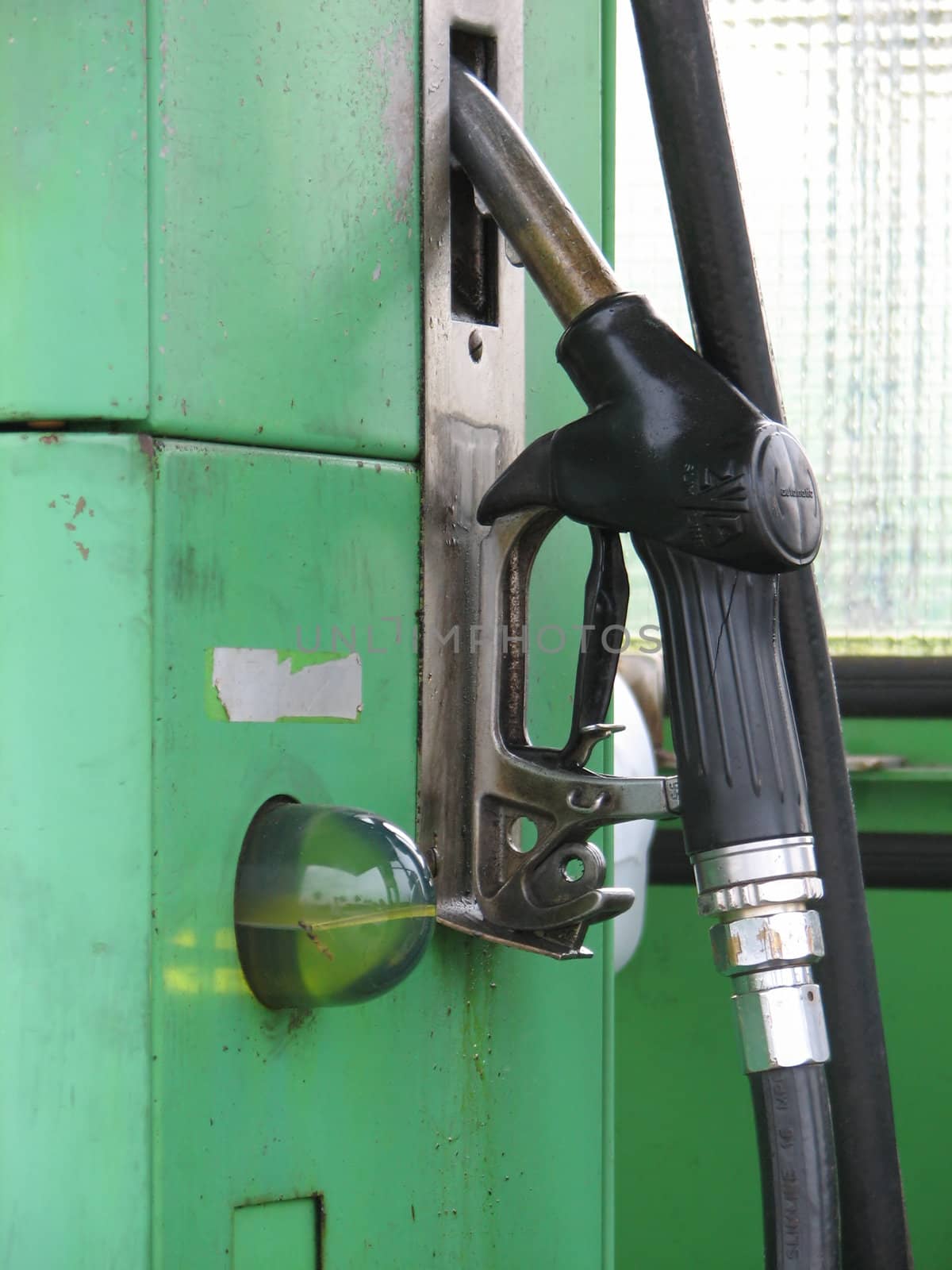 Detail of a gas filling station