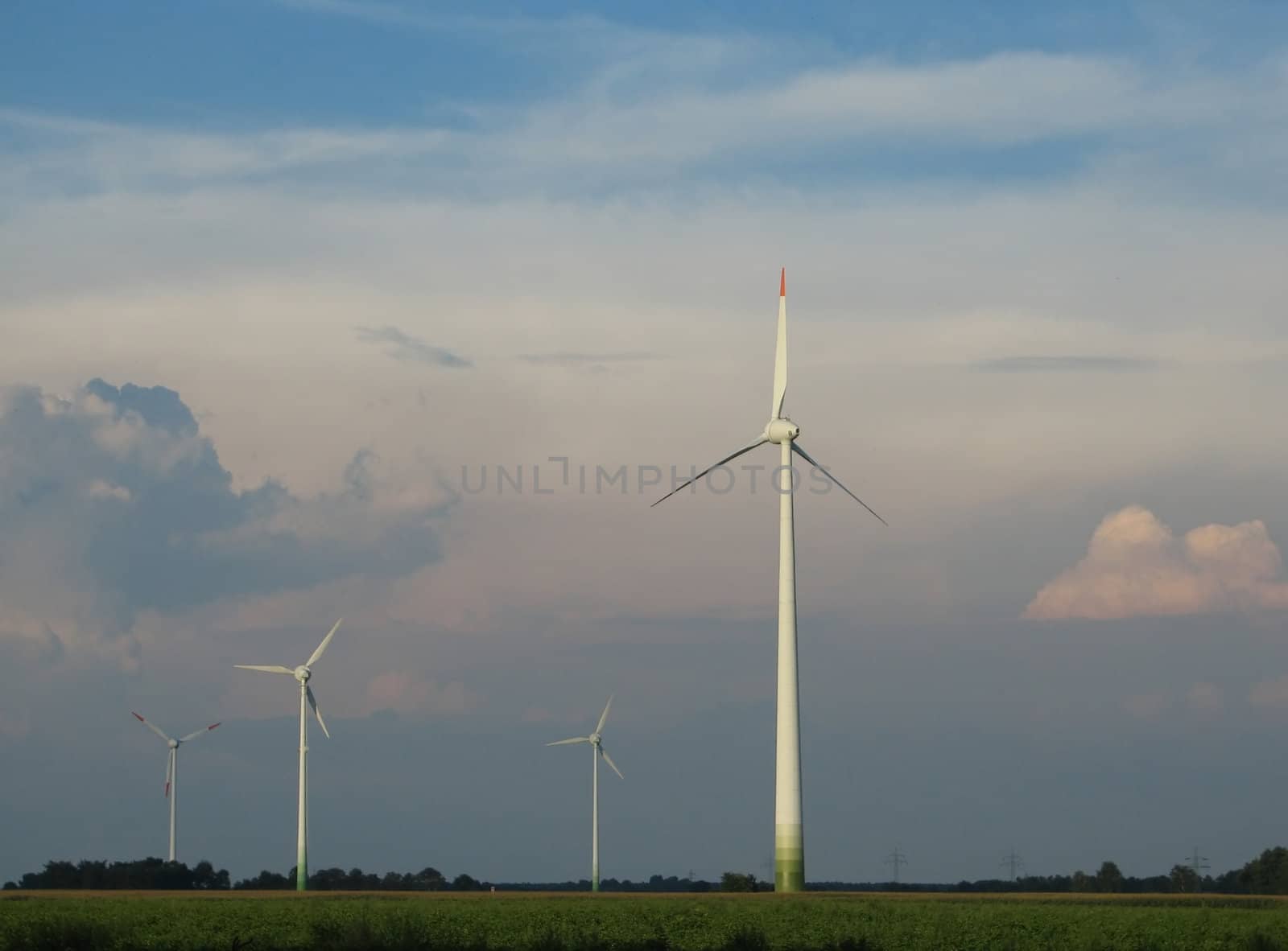 Windmills, Emsland, Germany, 2007