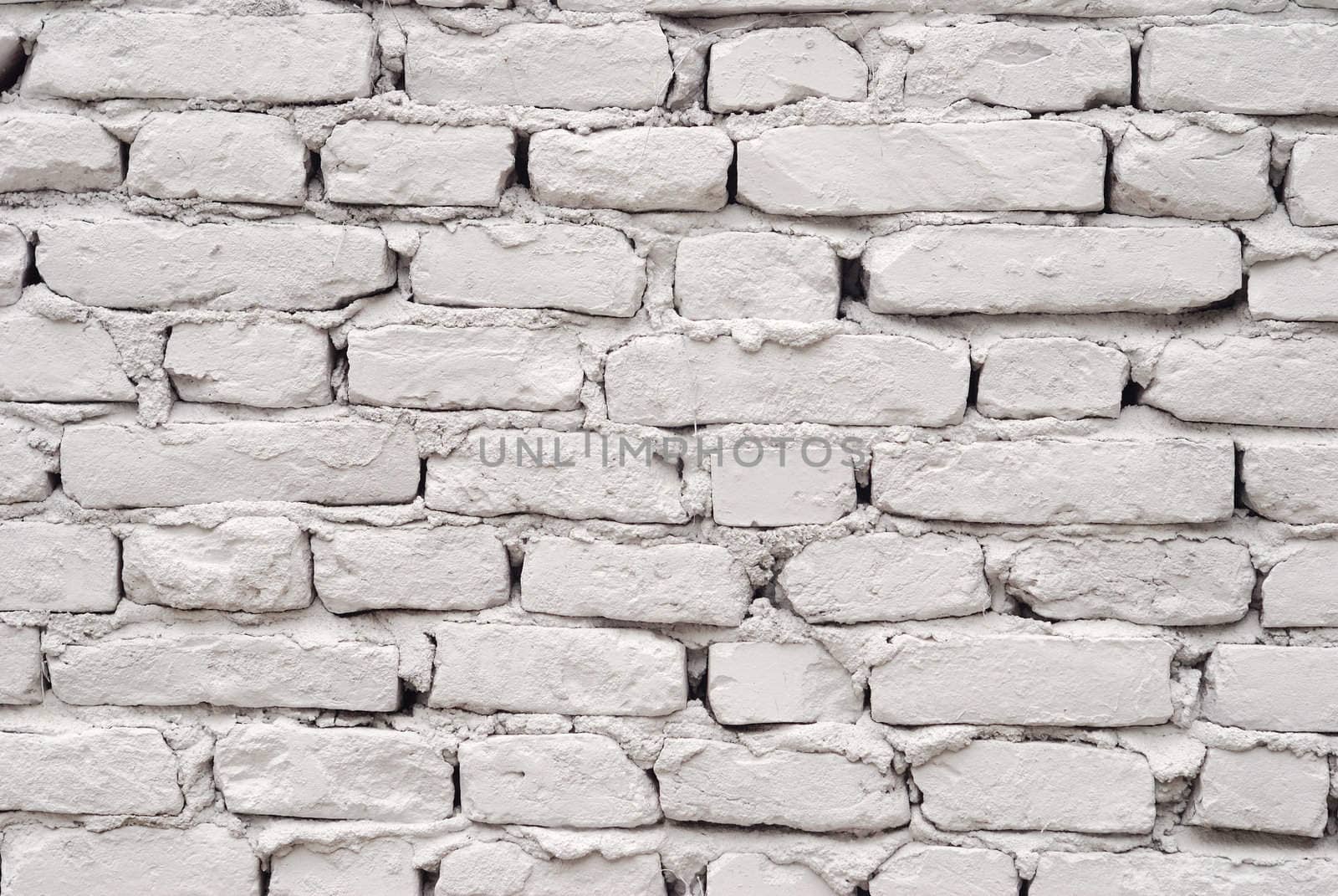 white wall from a white bricks