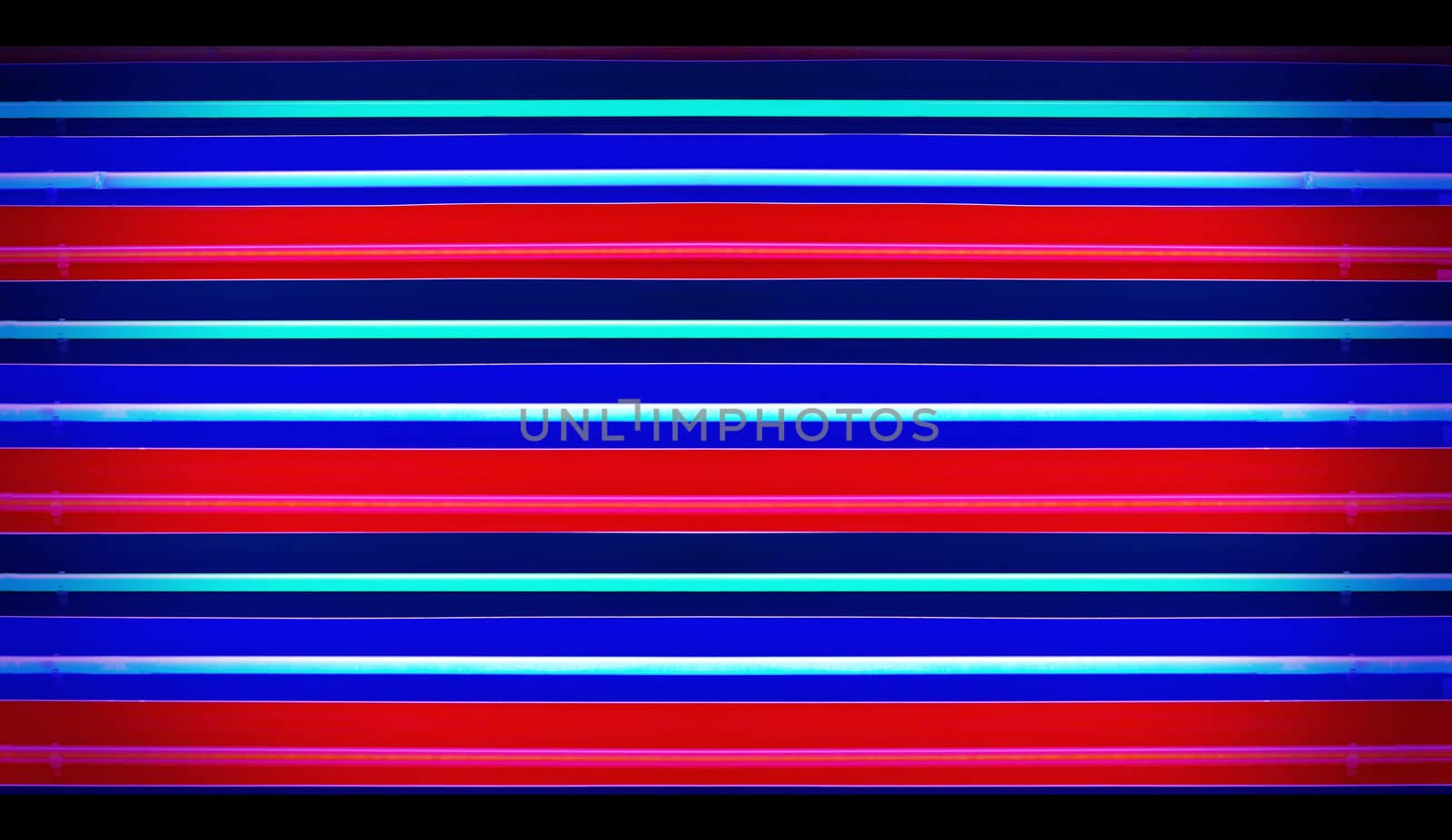red an blue neon lighting  on club. abstract striped background 