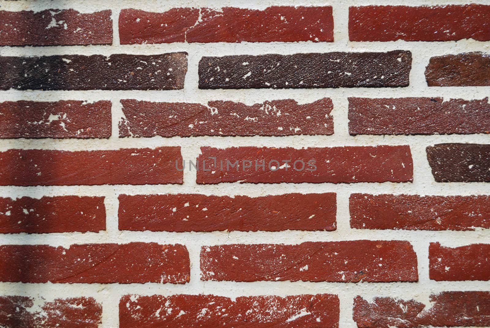 wall from a red bricks