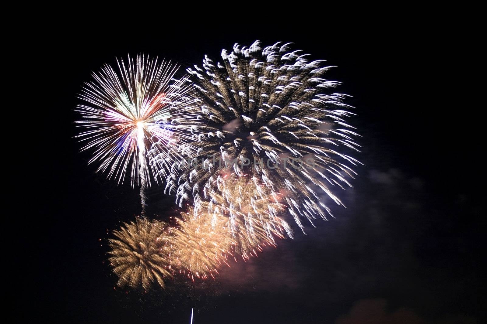 International Fireworks Festival at Han River Seoul Korea