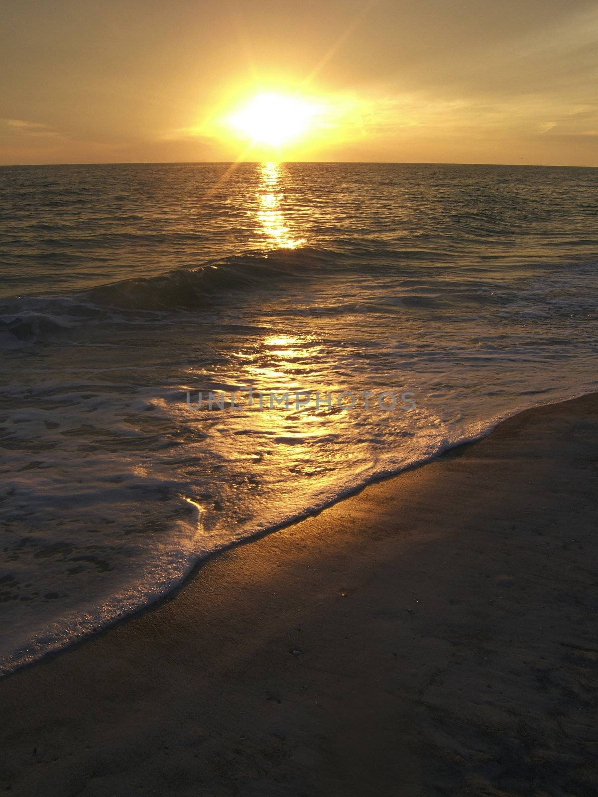  sun setting over the gulf of Mexico