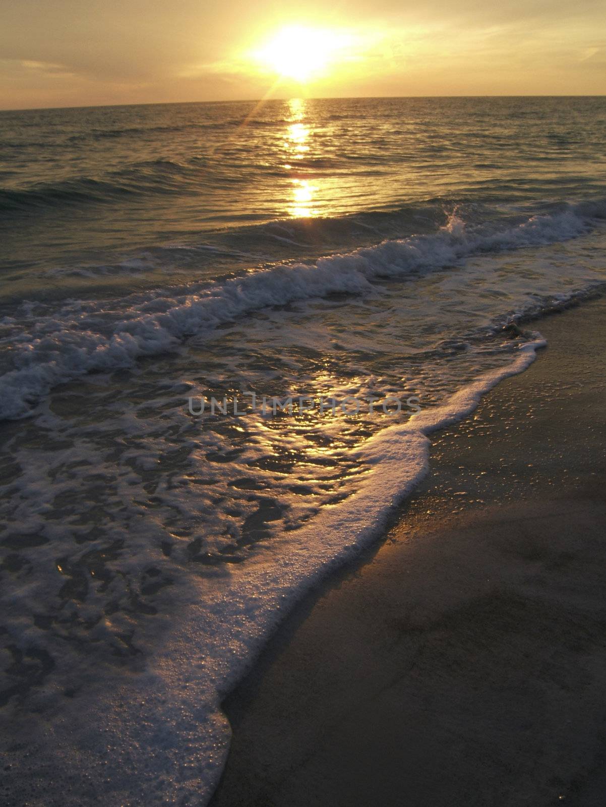  sun setting over the gulf of Mexico