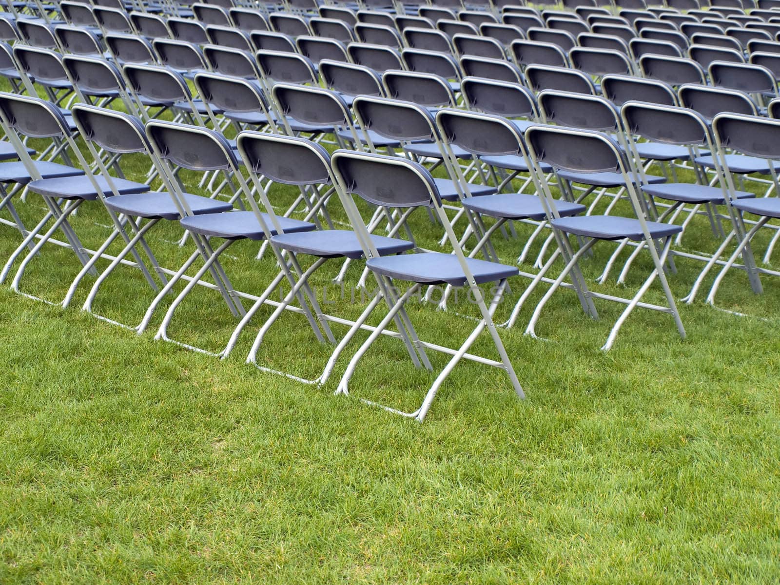 Chairs on Green Grass by watamyr
