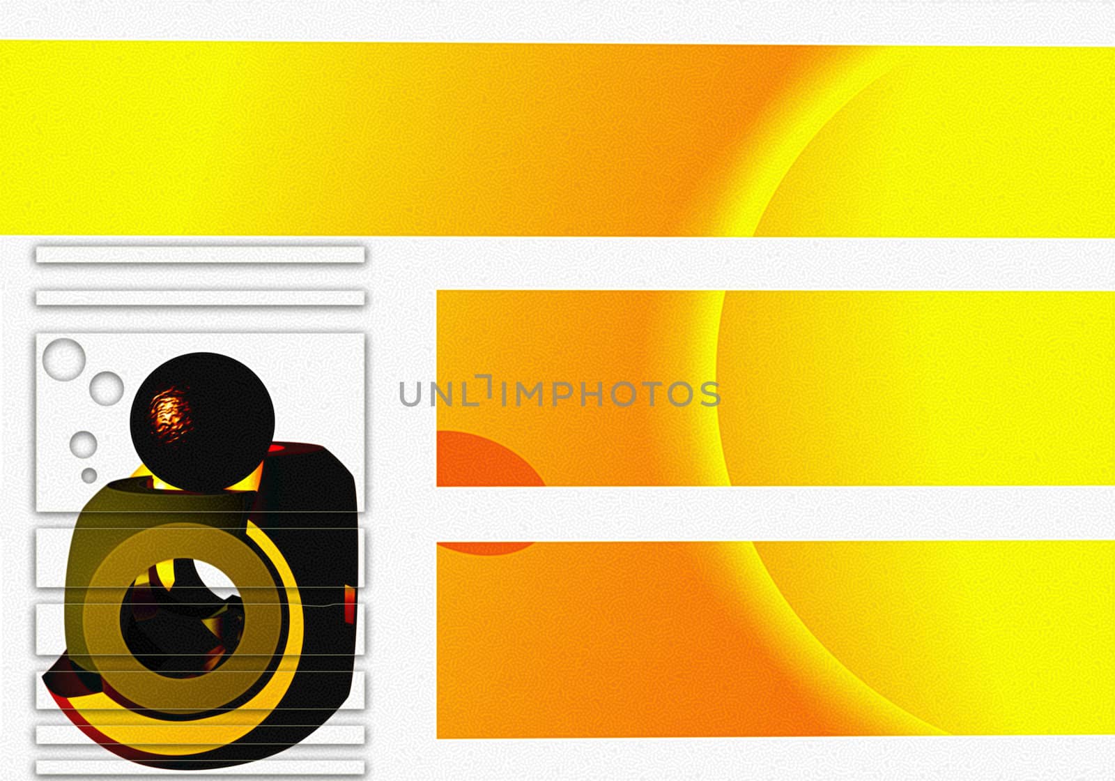 abstract fantastic image of the background with unknown technical objects 