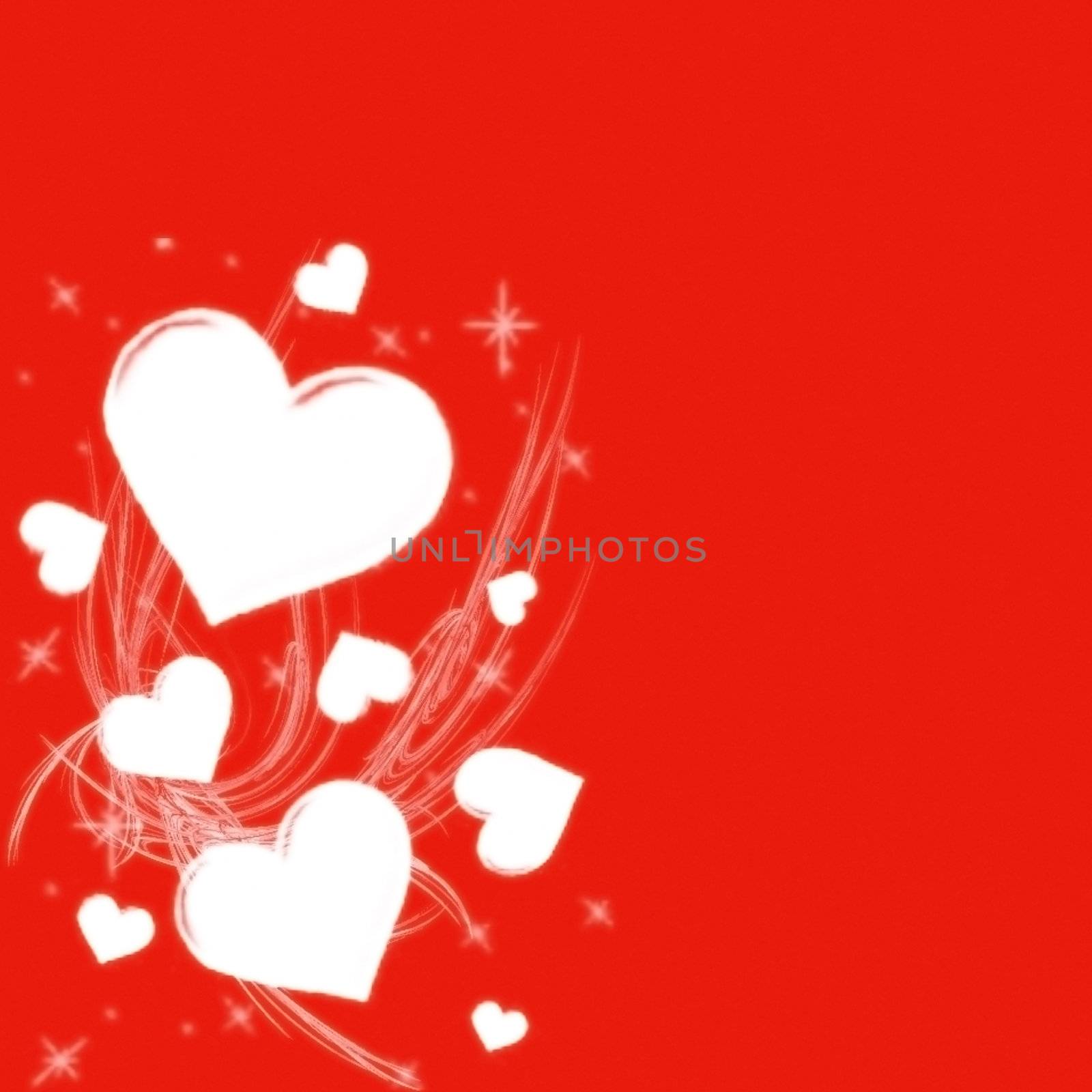 red heart floral swirl patternfor valentines,cards,note paper,background,