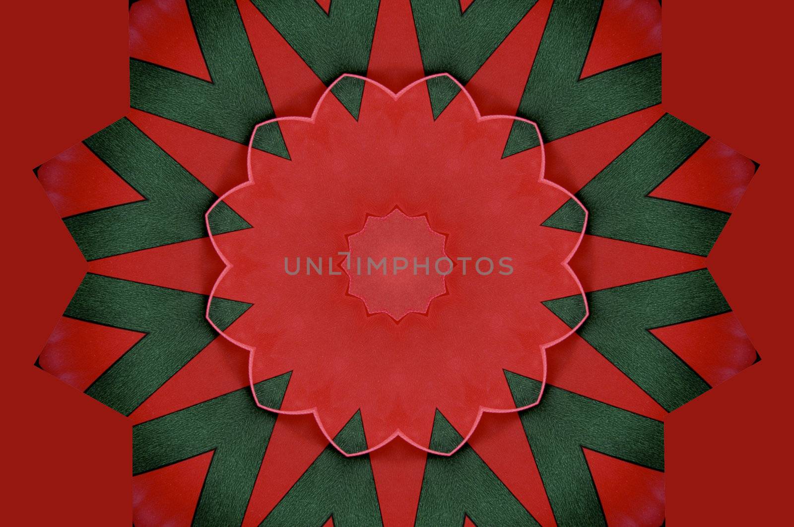 red and green abstract 