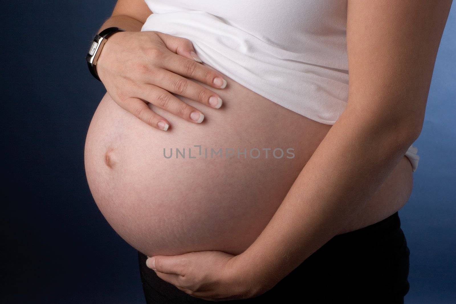 Pregnant women belly by mypstudio