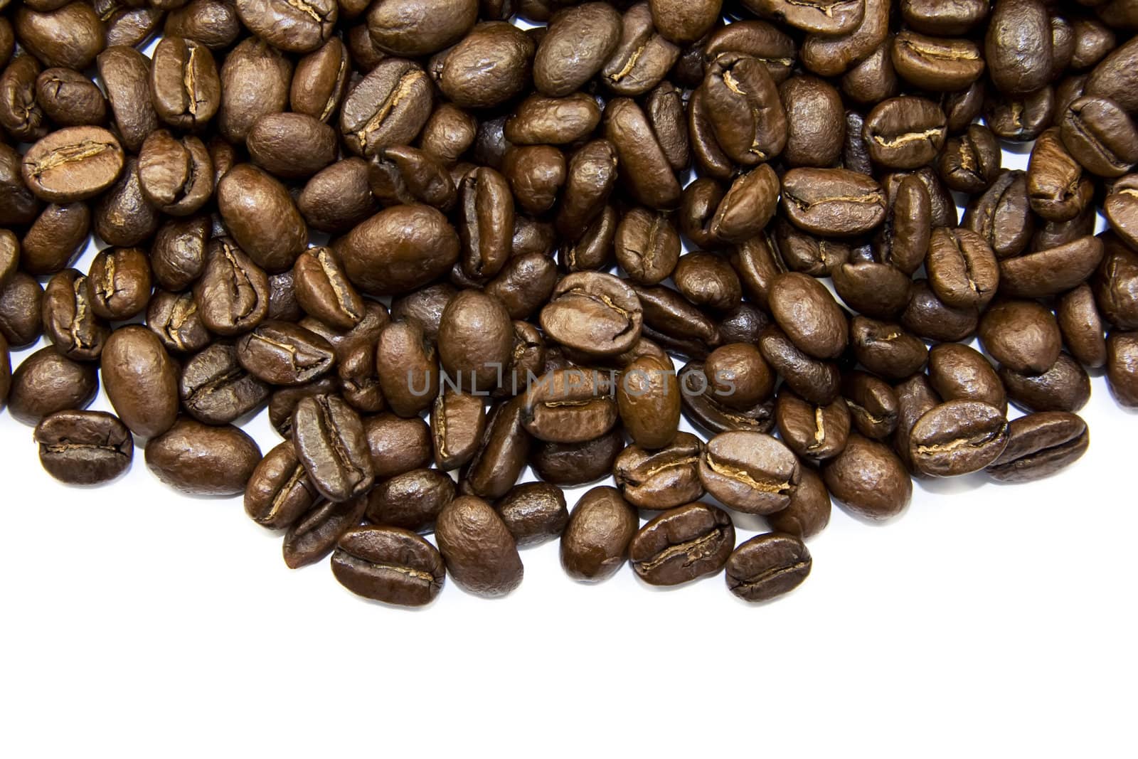Brown coffe beans texture background