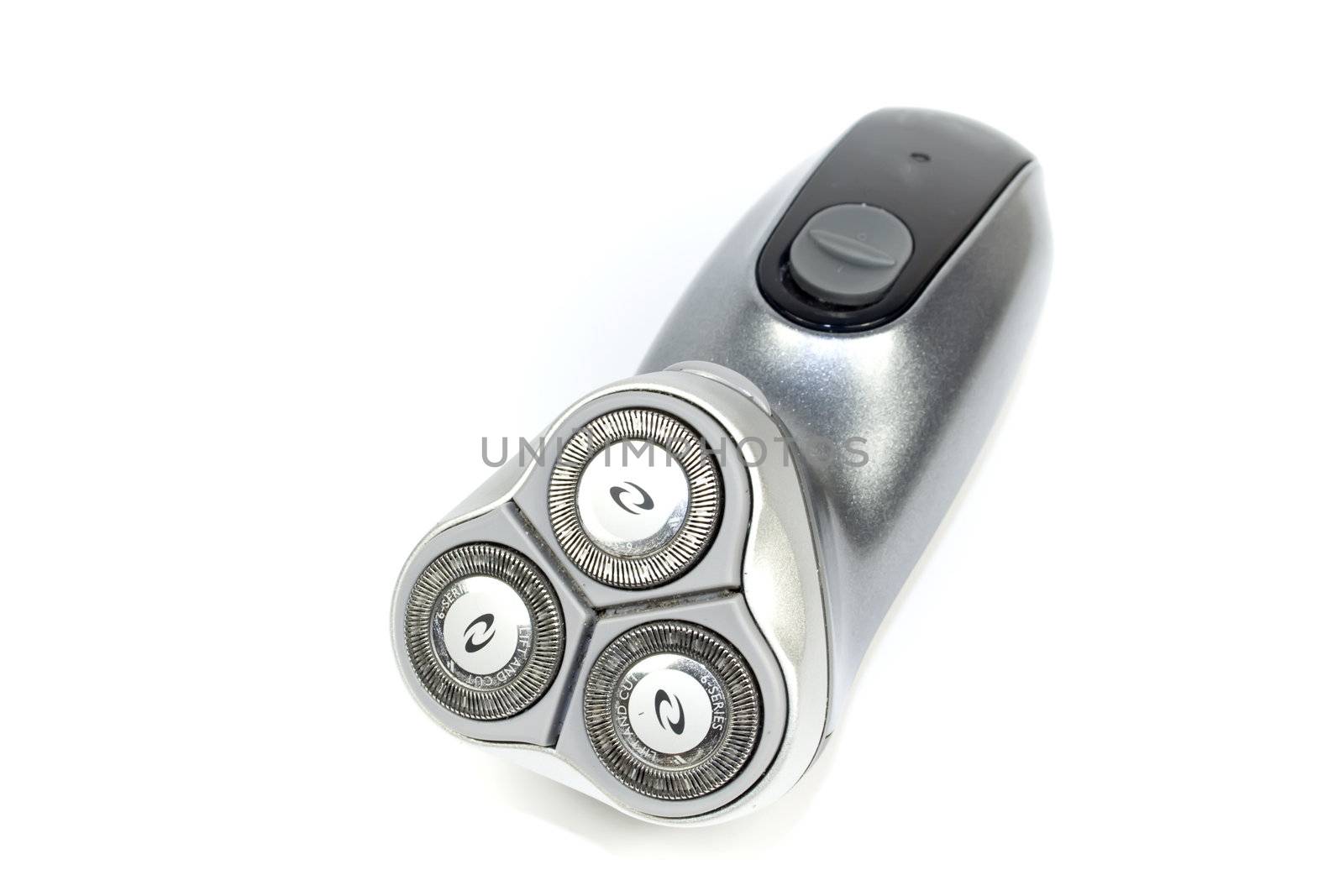 Electric shave machine, isolated on white