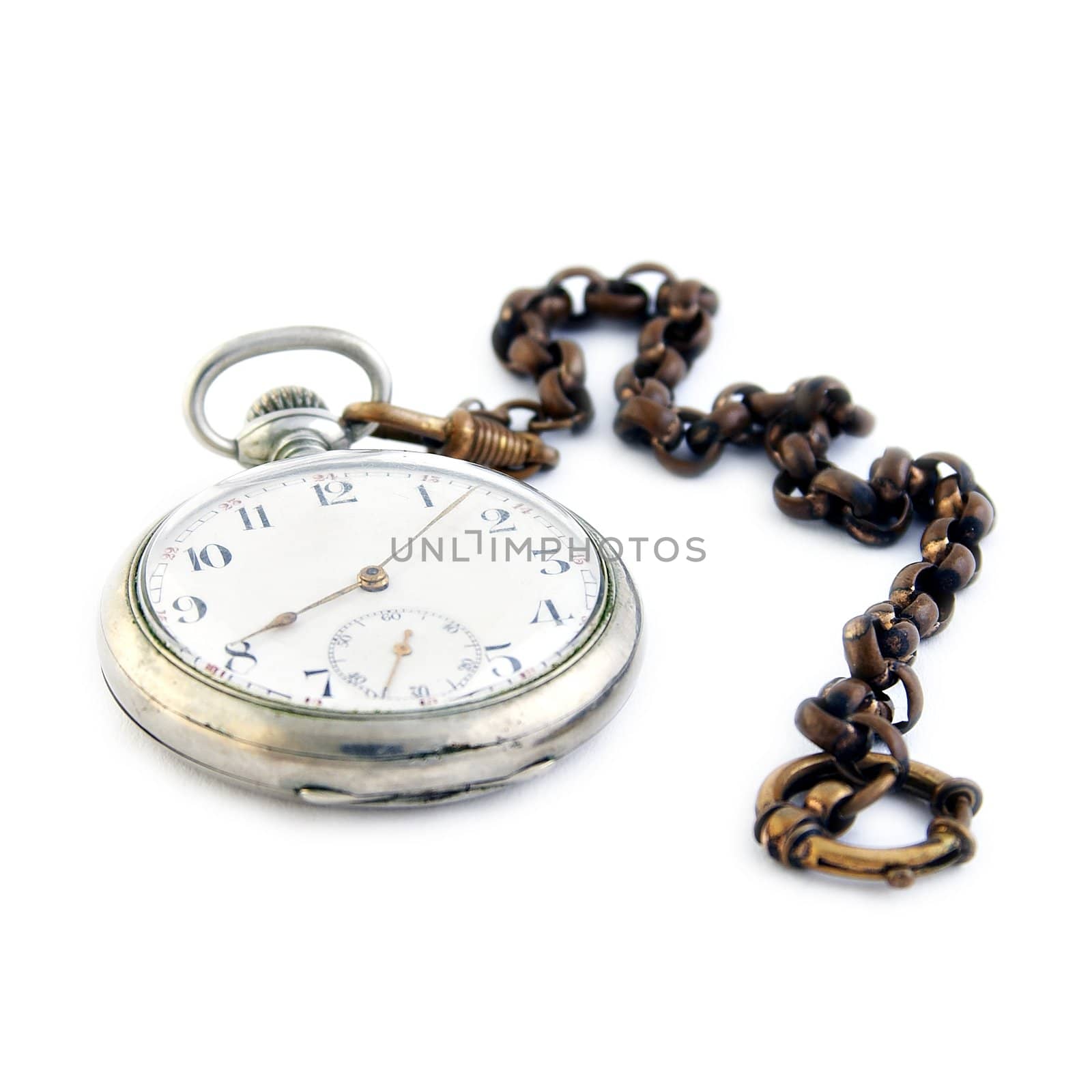 Pocket watch isolated