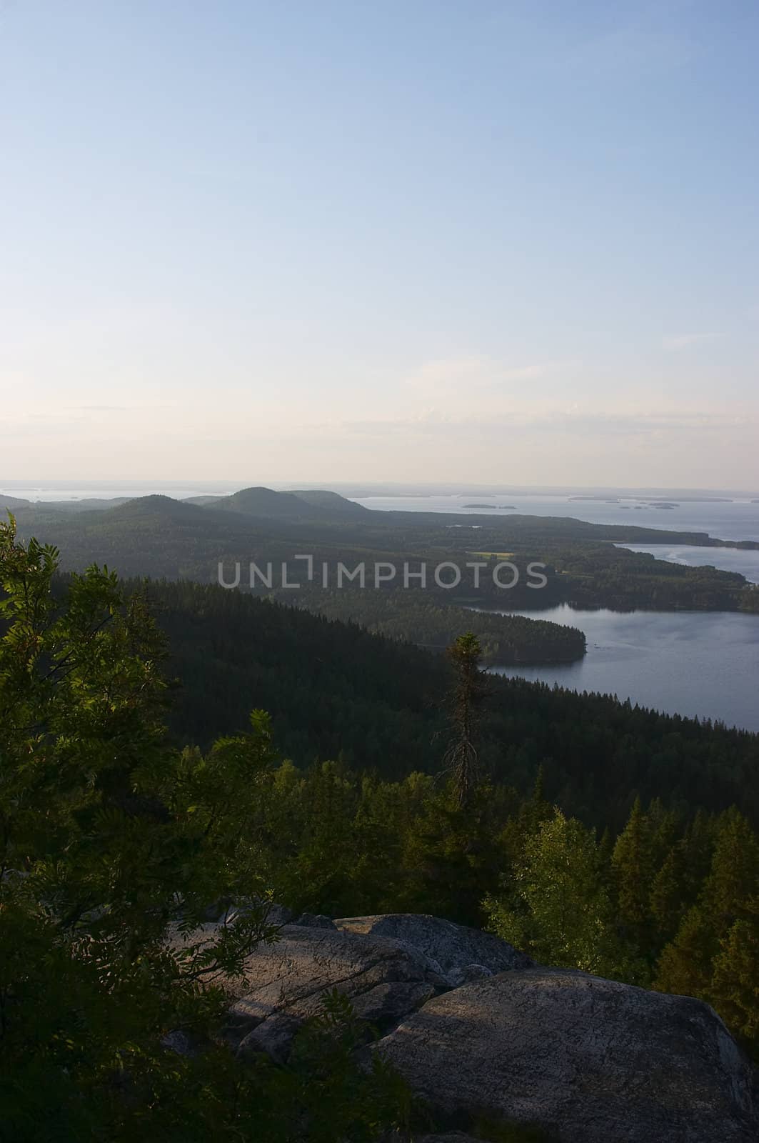View from the top of the Koli, Finland